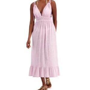 Miken Orchid Bouquet Swimsuit Coverup Dress, NWT, Large